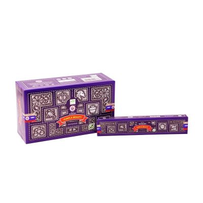 Satya Super Hit Purple Beauty Incense (15 Gms)